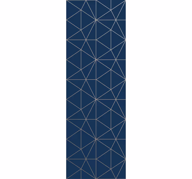 Geometrik üçgen prizma oturma odası duvar kağıdı - TenStickers