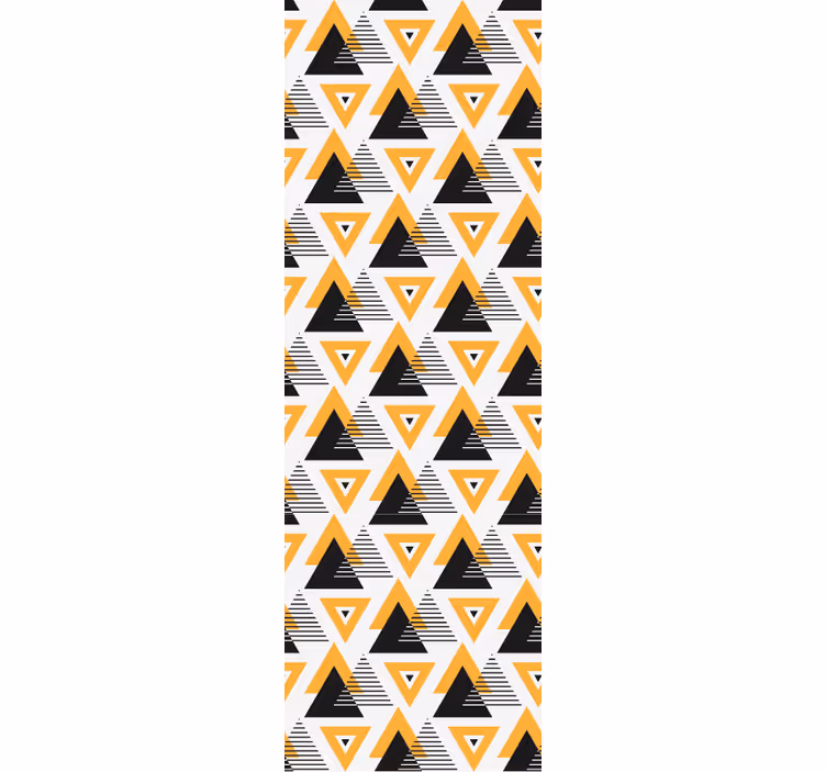 Geometrik üçgen füzyonu geometrik duvar kağıdı - TenStickers