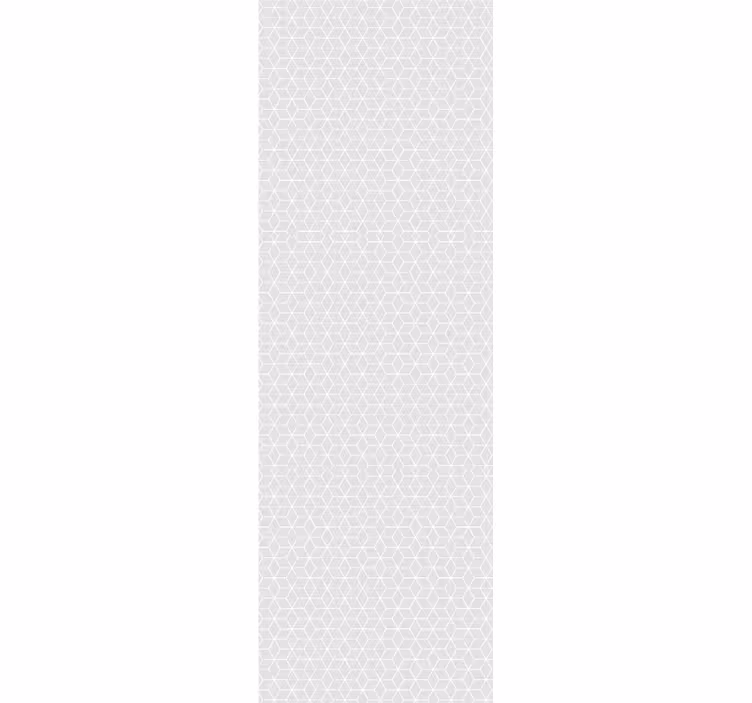 Gri paralelkenar kare duvar kağıdı - TenStickers