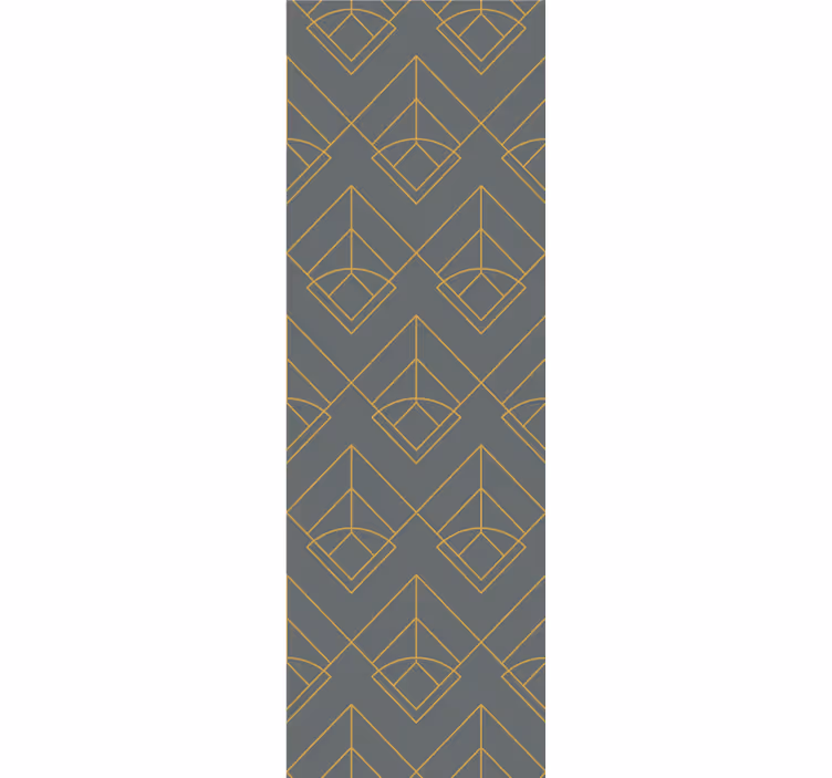 Zarif geometrik desenler geometrik duvar kağıdı - TenStickers
