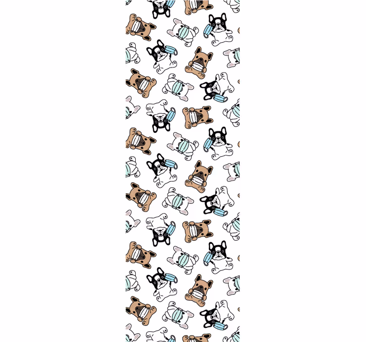 Köpek patenciler köpek duvar kağıdı - TenStickers