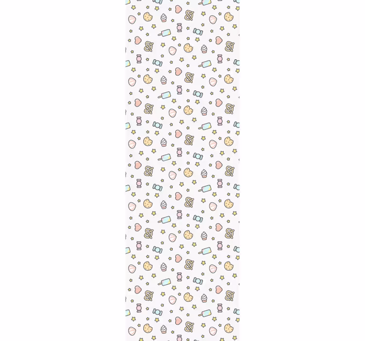 Sevimli bebekler aperatifler modern duvar kağıdı - TenStickers