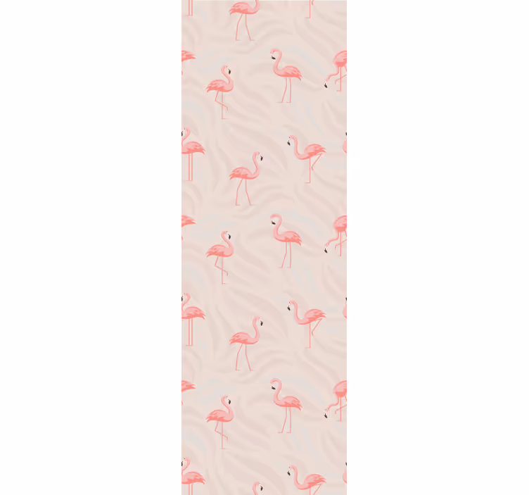 Flamingo topluluğu hayvan duvar kağıdı - TenStickers