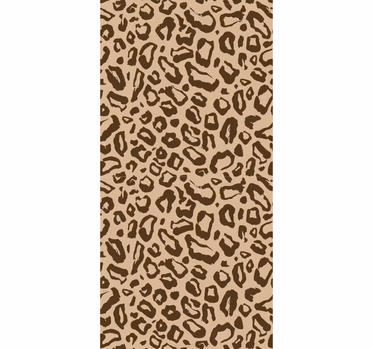 Büyük ve küçük leopar oturma odası duvar kağıdı - TenStickers