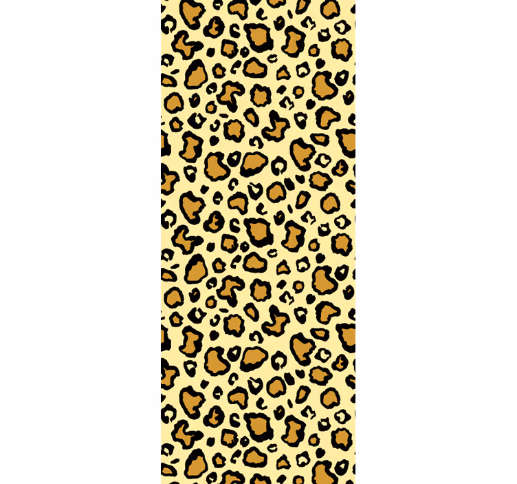 Leopar desenli klasik desenli oda duvar kağıdı - TenStickers