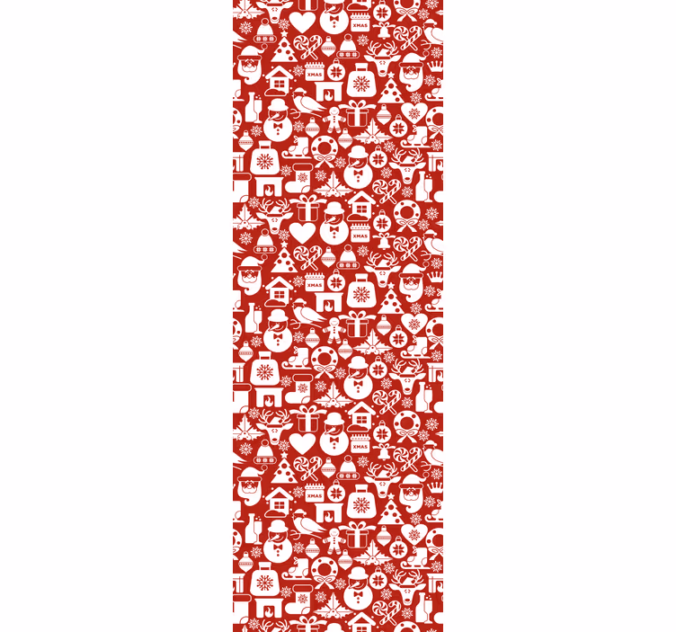 Bayram tatili modelleri Noel duvar kağıdı - TenStickers
