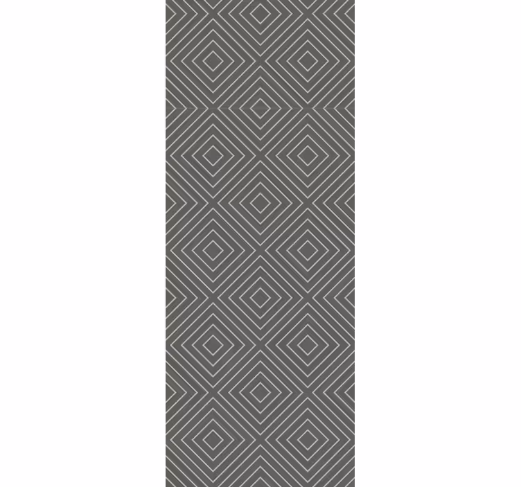 Elmas geometrik geometrik duvar kağıdı - TenStickers