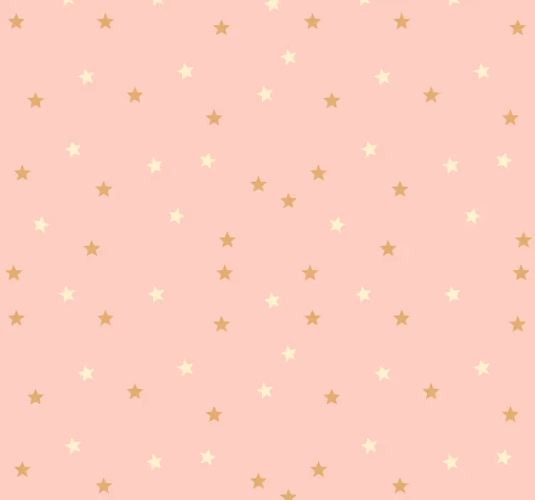 Pembe soyut duvar kağıdı üzerinde küçük altın yıldızlar - TenStickers