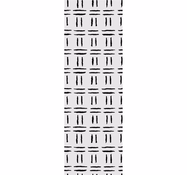 Geometrik çizgi konfigürasyonu iskandinav duvar kağıdı - TenStickers