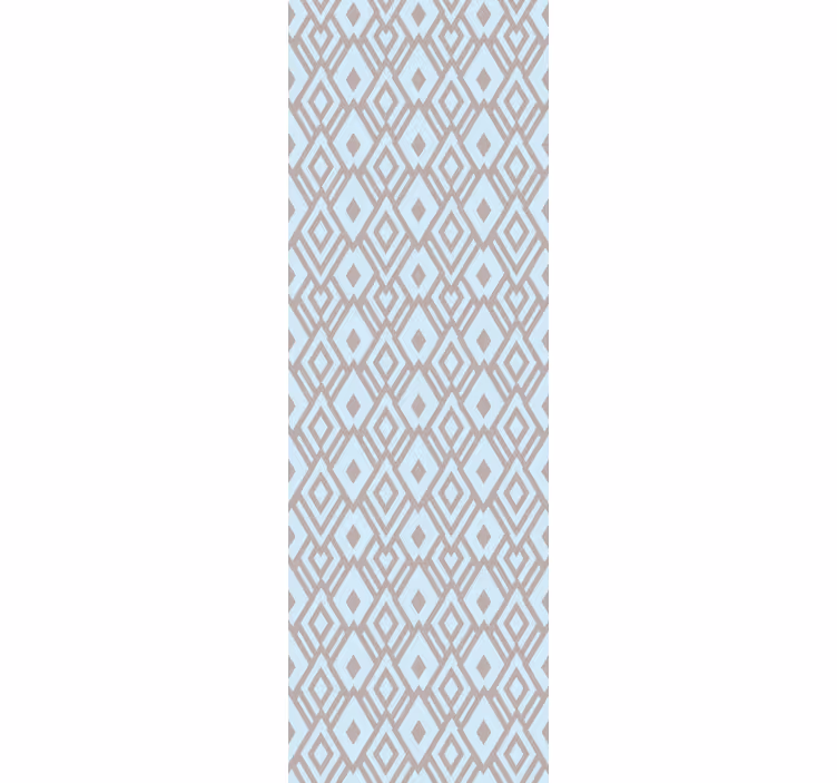 Geometrik elmas motifi geometrik duvar kağıdı - TenStickers