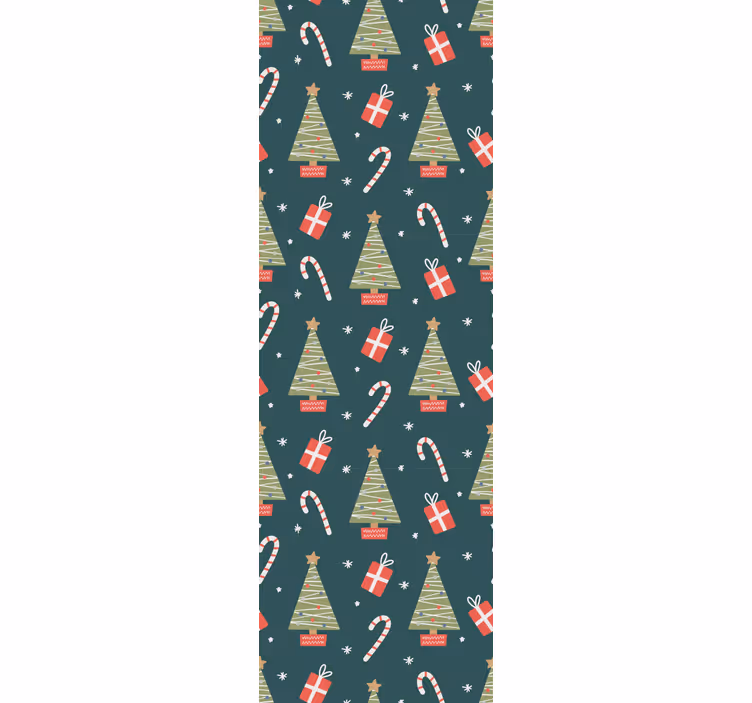 Bayram sezonu dekoru Noel duvar kağıdı - TenStickers