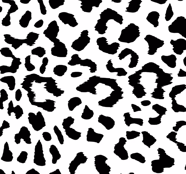 Leopar basit hayvan baskı duvar kağıdı - TenStickers