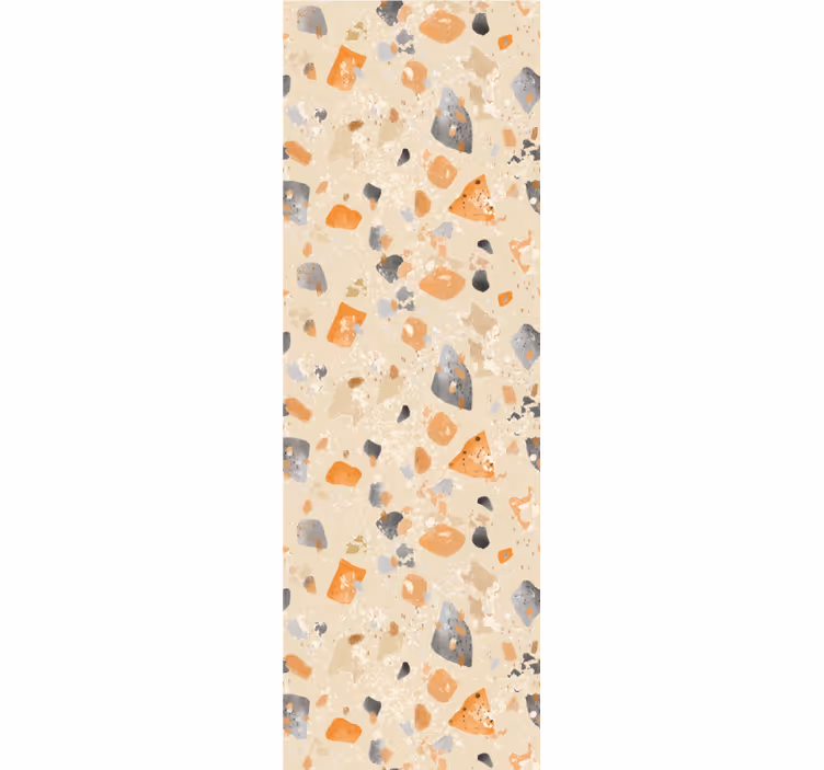 Tek renkli terrazzo desenli duvar kağıdı - TenStickers