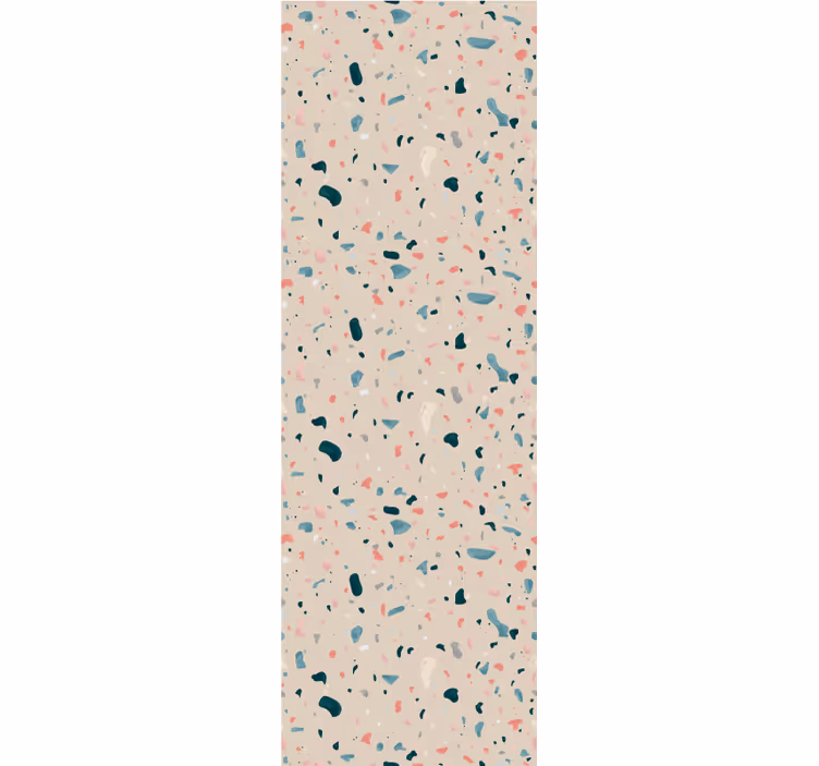 El boyaması terrazzo desen mutfak duvar kağıdı - TenStickers
