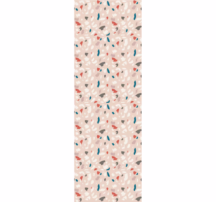 Terrazzo etkisi desen dokulu duvar kağıdı - TenStickers