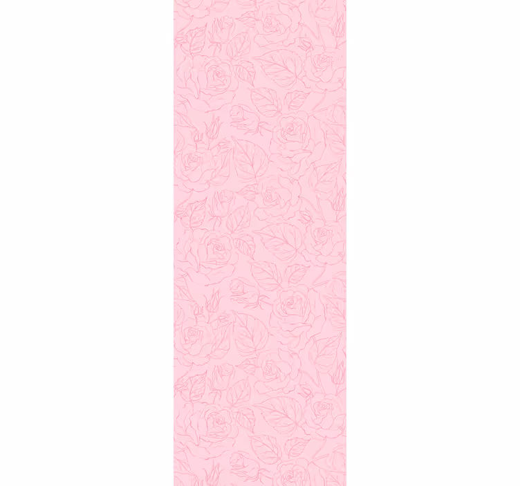 Romantik tarzı gül tasarımı çiçek duvar kağıdı - TenStickers