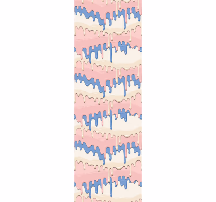 Pastel boya damlayan çocuklar duvar kağıdı - TenStickers