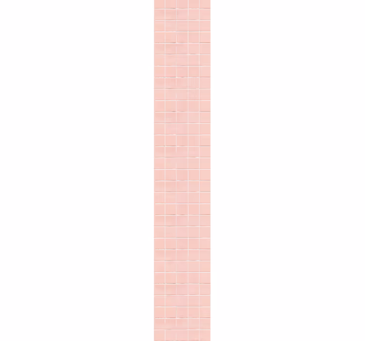 Basit allık pembe fayans modern duvar kağıdı - TenStickers