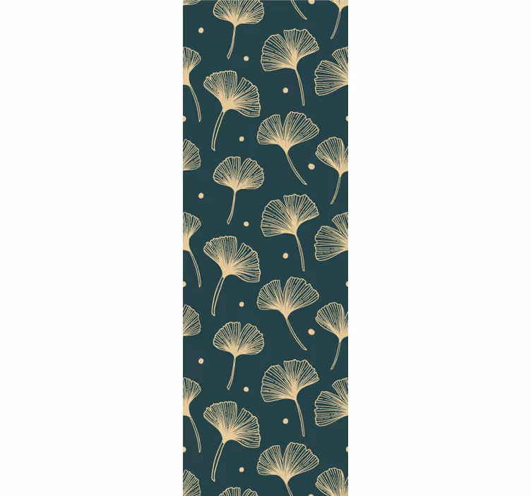 Orijinal ginkgo soyut duvar kağıdı bırakır - TenStickers