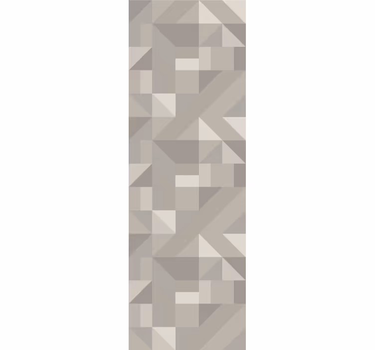 Geometrik duvar kağıdı nötr bej tonları - TenStickers