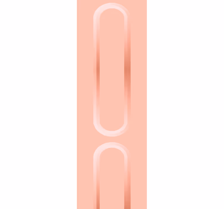 Pembe yumuşak kavisli çizgiler soyut duvar kağıdı - TenStickers