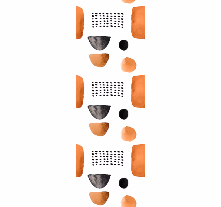 Modern şekil desenleri geometrik duvar kağıdı - TenStickers