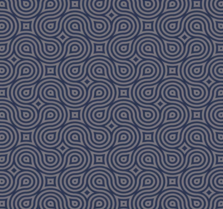 Geometrik huzur geometrik duvar kağıdı - TenStickers