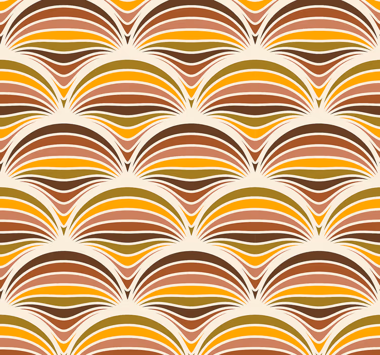 70s desen duvar kağıdı - TenStickers