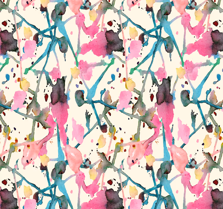 Aquarelle sanat soyut duvar kağıdı - TenStickers