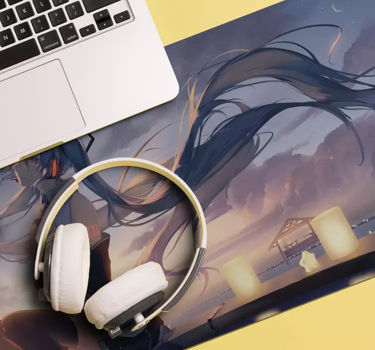 Anime oyun kız mousepad - TenStickers