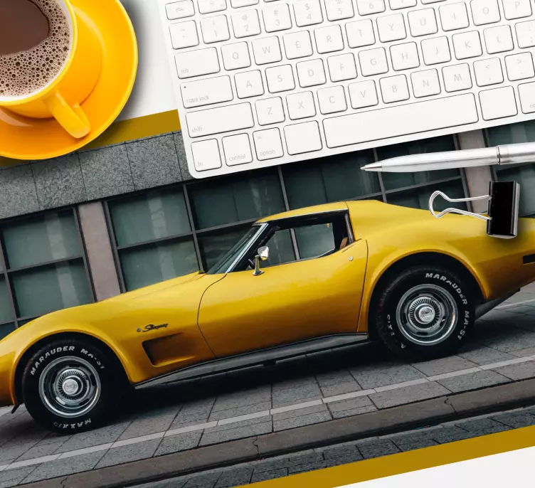 Chevrolet corvette orijinal mouse pad - TenStickers