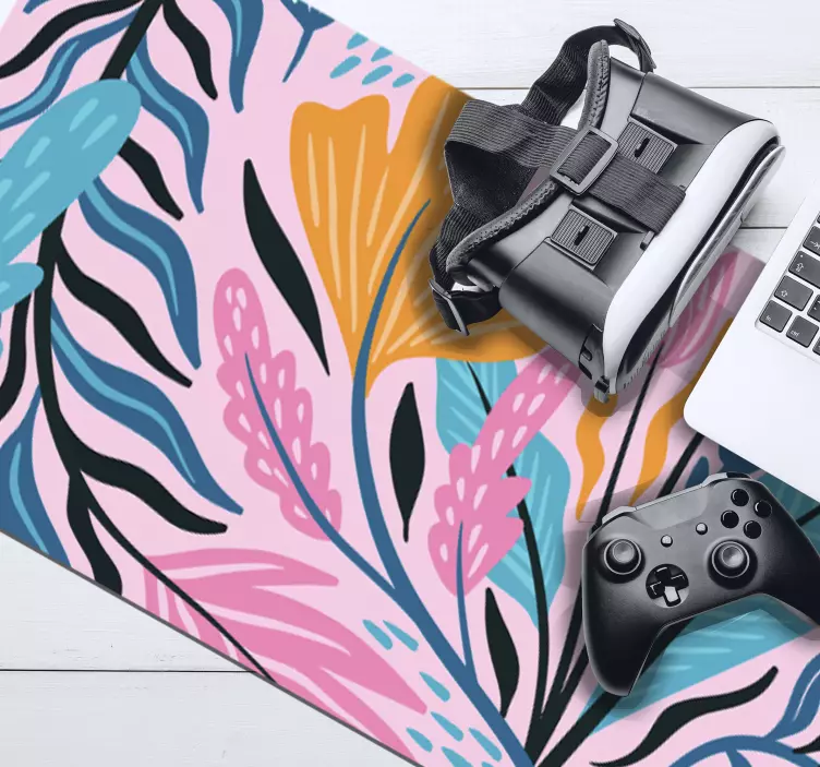 çiçek desen mouse pad desenleri - TenStickers