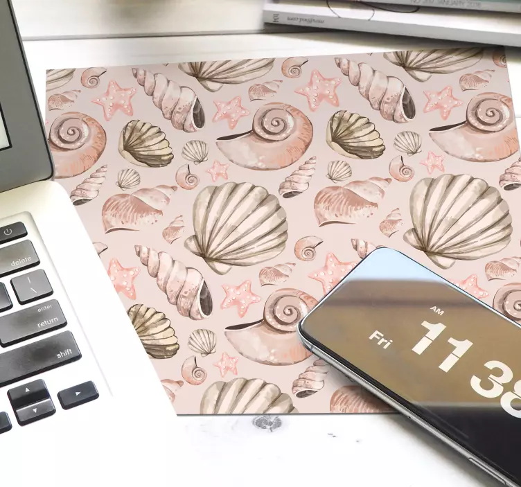 Deniz kabukları deniz kabuğu mouse pad - TenStickers