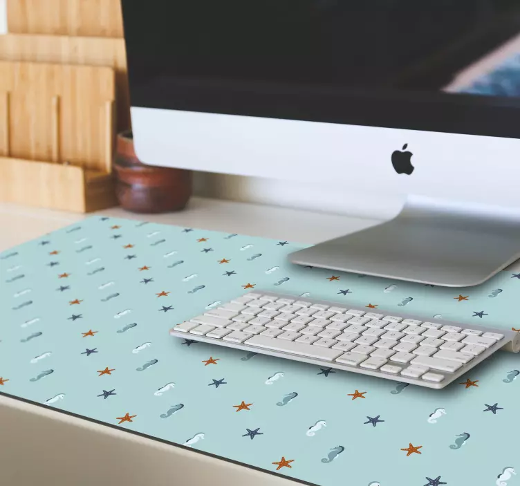 Deniz tarzı deniz yaşamı mouse pad - TenStickers