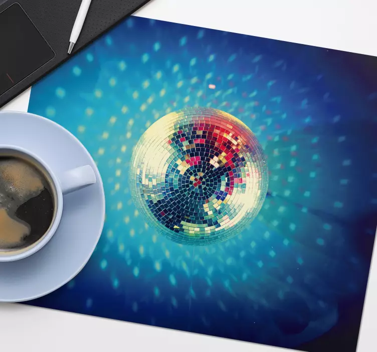 Disko topu orijinal mouse pad - TenStickers