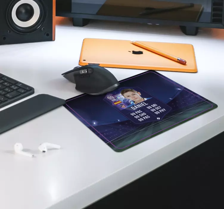 Futbol Oyuncu Kartı oyun fare altlığı - TenStickers