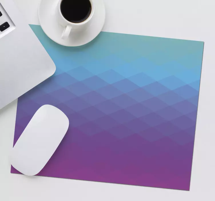Geometrik gradyan dalgaları desenler mouse pad - TenStickers