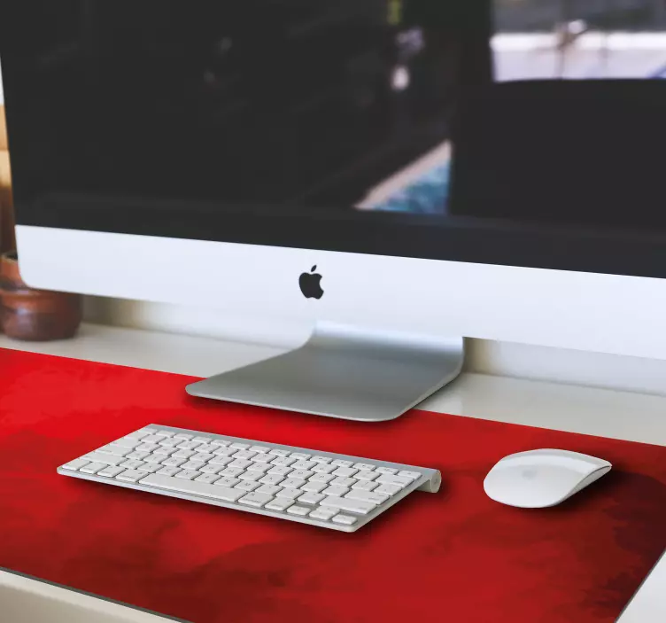 Kırmızı orijinal yeşil mouse pad - TenStickers