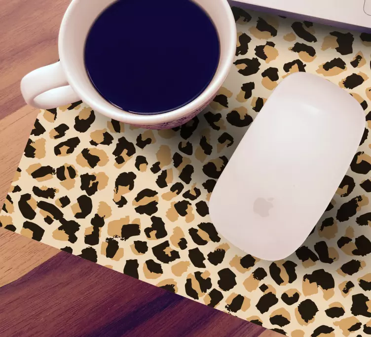 Leopar hayvan baskı orijinal mouse pad - TenStickers