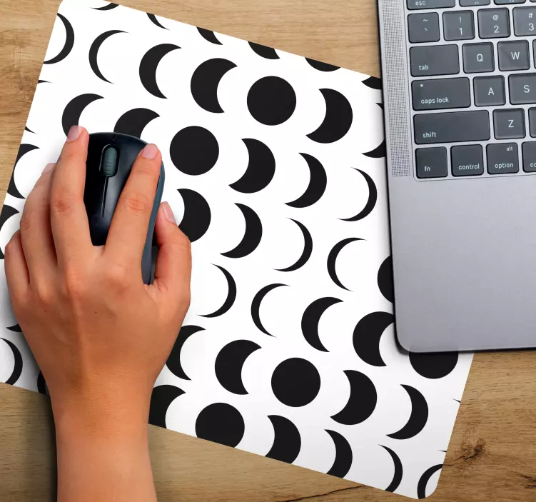 Minimal ay deseni orijinal mouse pad - TenStickers
