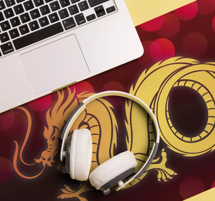 Parlayan ejderha oyun mouse pad - TenStickers