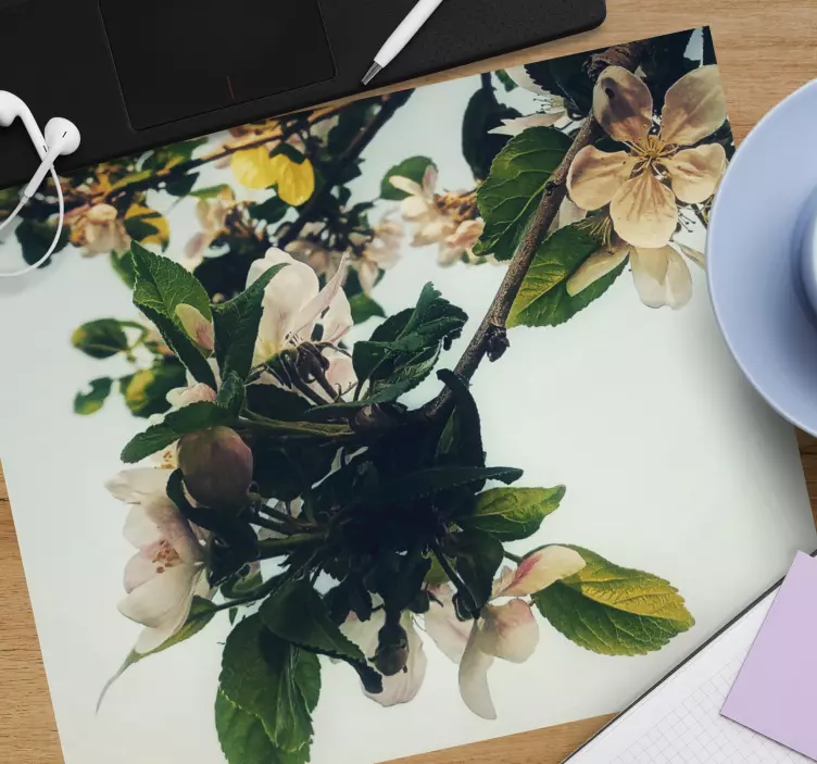 Sararmış vintage tarzı tasarım fare altlığı - TenStickers