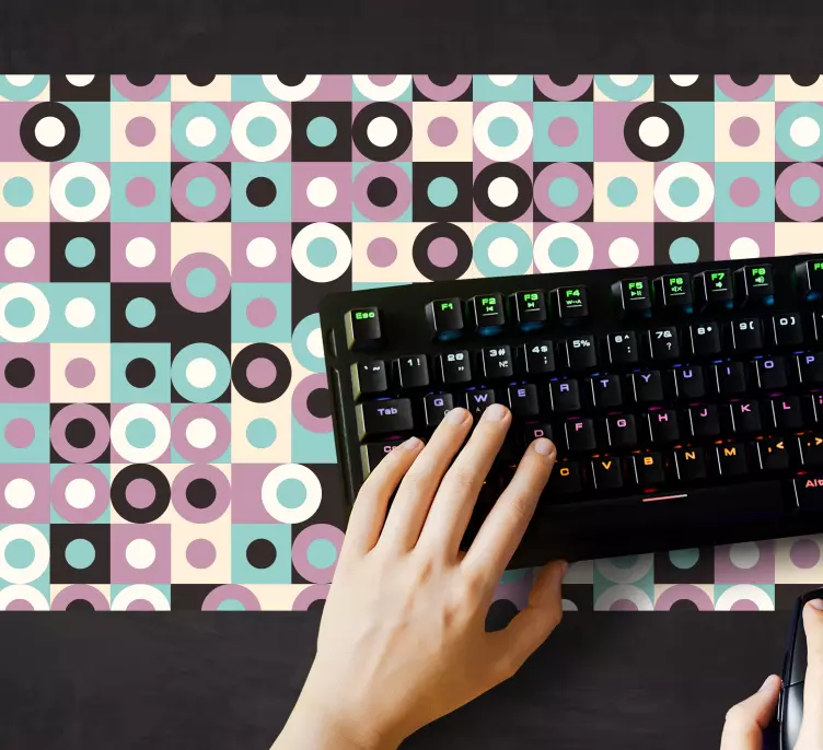 Standart ve motifli mouse pad ile tasarım - TenStickers