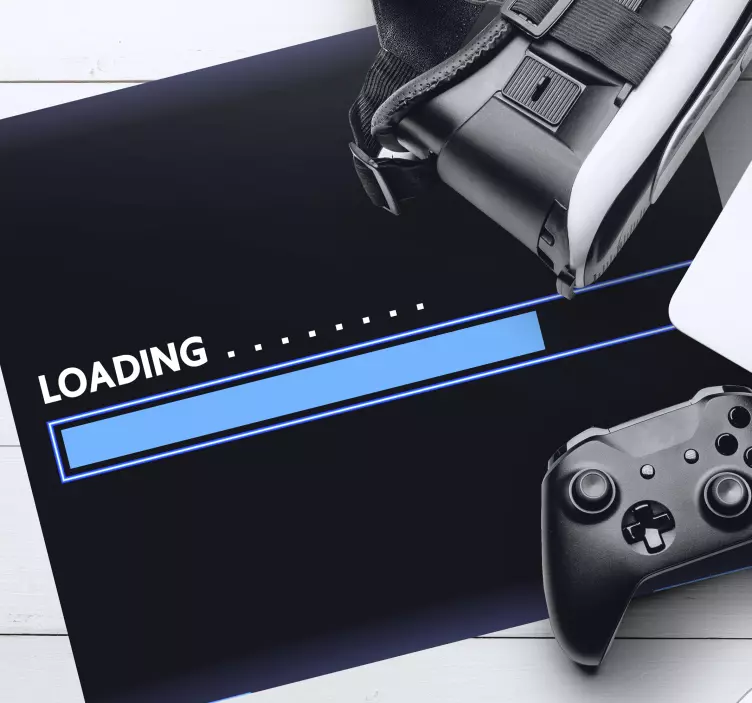 Yükleme ekranı oyun mouse pad - TenStickers