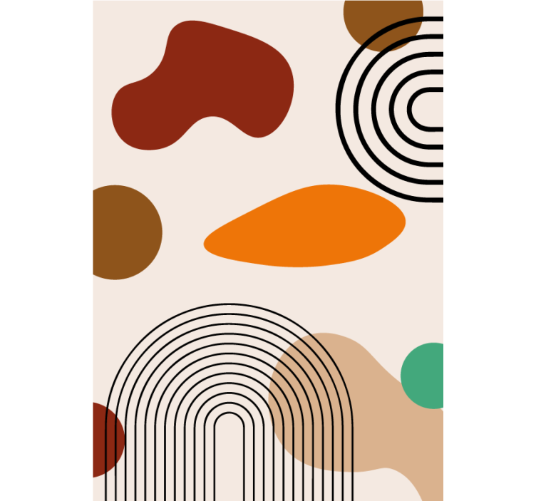 Bohem kemerler banyo stor perde - TenStickers