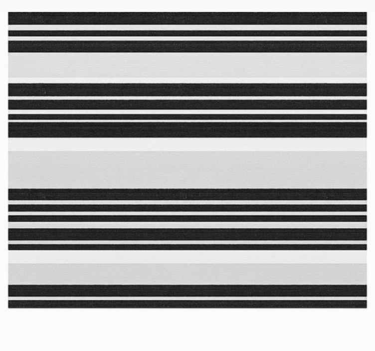 righe bianco nero banyo stor perde - TenStickers