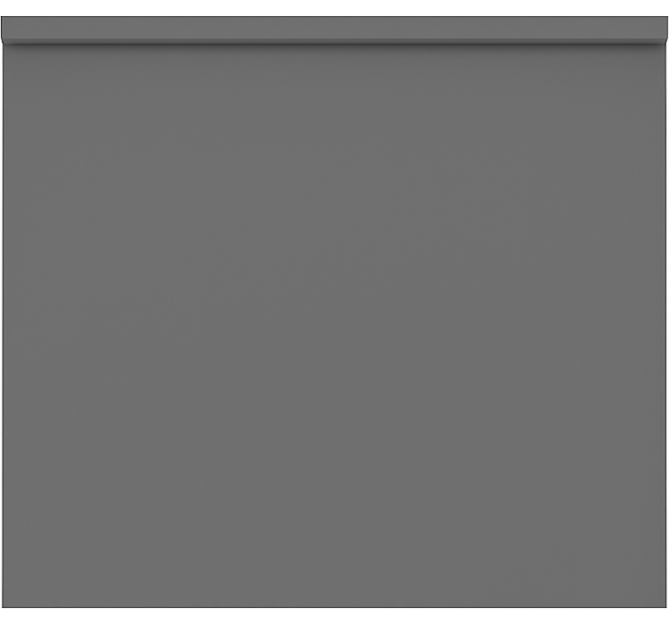 Sade zarif renk gri stor perde - TenStickers