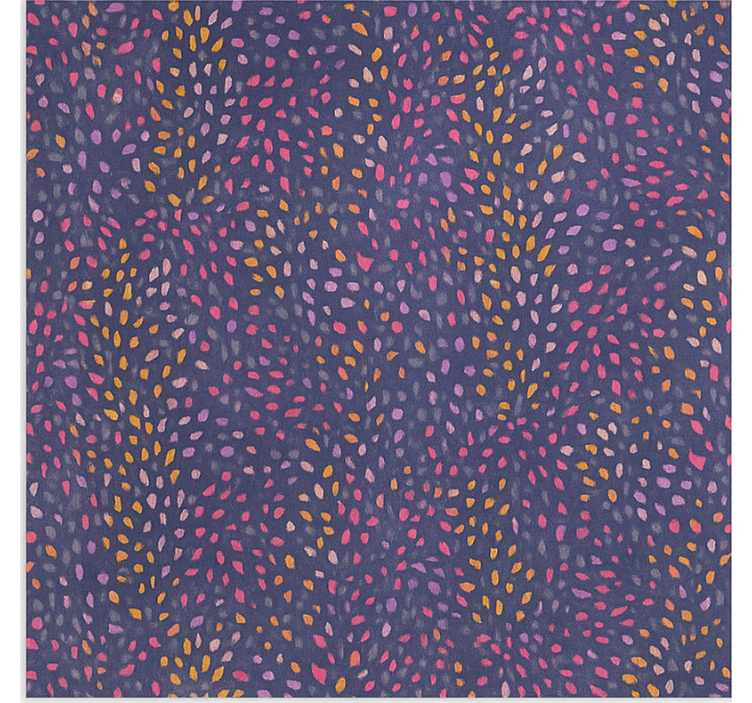 Soyut çiçek deseni ana yatak odası stor perde - TenStickers