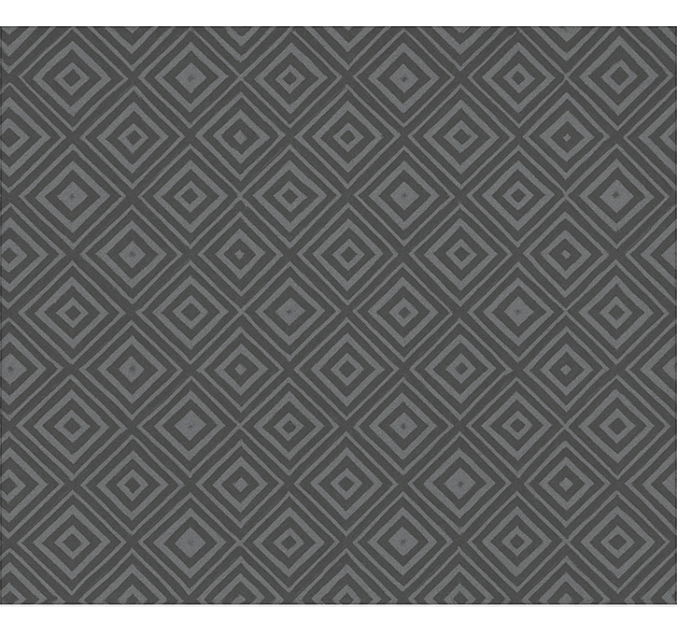 Gri elmas geometrik genç odasi stor perde - TenStickers