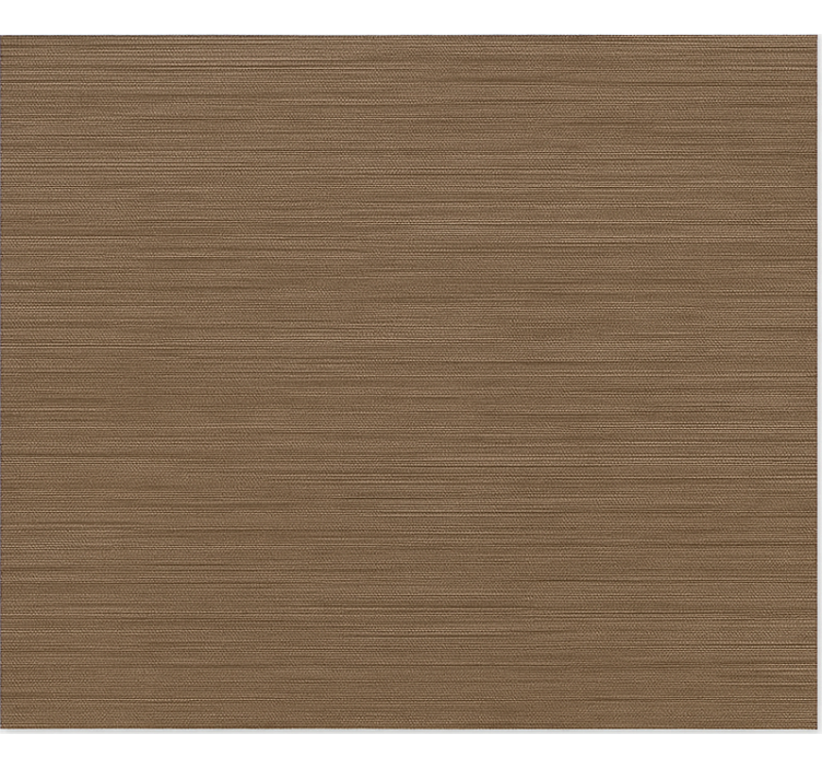 Kahverengi dokuma efekti yemek odası stor perde - TenStickers